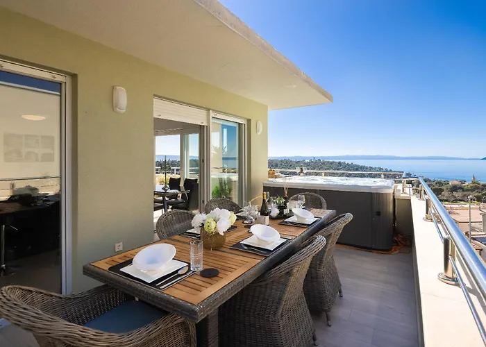 Lejlighed Luxury Penthouse With Jacuzzi, Panoramic View Makarska