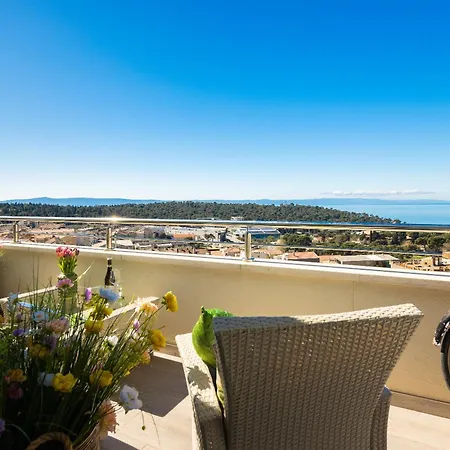 Luxury Penthouse With Jacuzzi, Panoramic View * Макарска