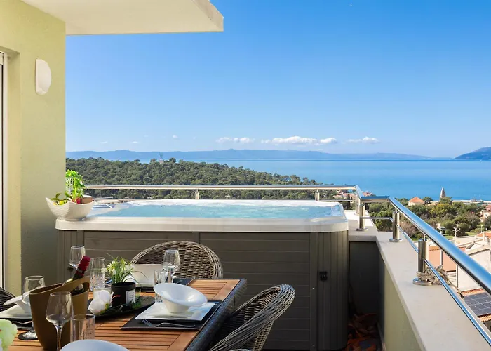 Luxury Penthouse With Jacuzzi, Panoramic View Apartmán