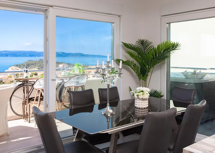 Luxury Penthouse With Jacuzzi, Panoramic View شقة *