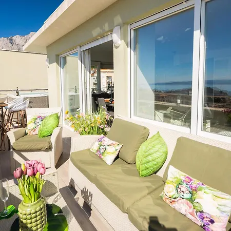 Lejlighed Luxury Penthouse With Jacuzzi, Panoramic View Makarska