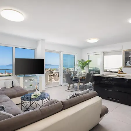 Luxury Penthouse With Jacuzzi, Panoramic View Lejlighed Makarska